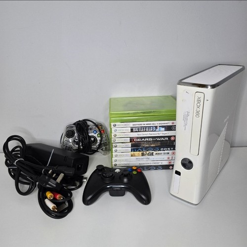 Xbox 360 slim - xbox, white
