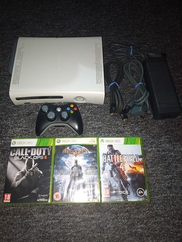 Xbox 360 white console bundle - xbox,