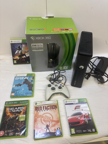 Xbox 360 slim 250gb - 360, boxed