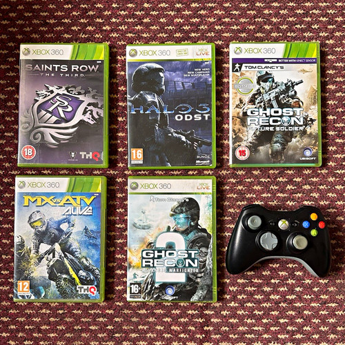 Xbox 360 games - 360, controller