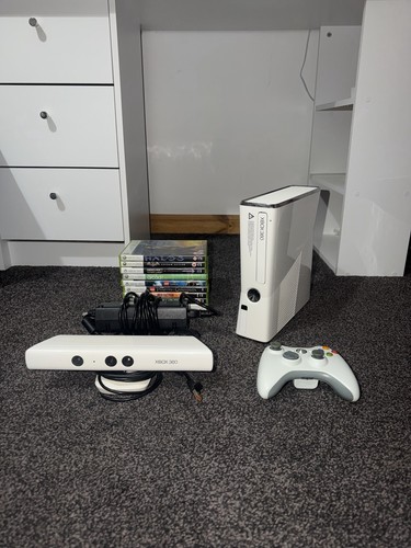 Microsoft xbox 360 slim - 360, white