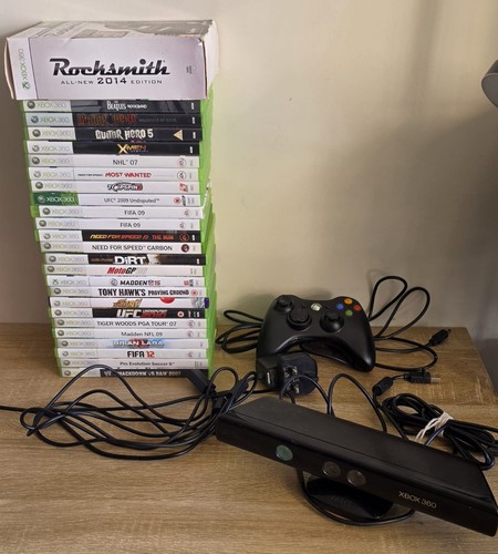 Xbox 360 games bundle - 360, kinect