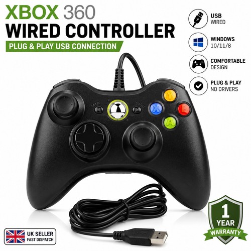 Xbox 360 wired controller - xbox,